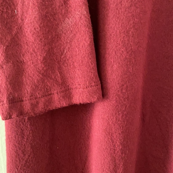 NWT Old Navy XS long-Sleeve Sweater Dress, Fit ‘n Flare, Burgundy SUPER SOFT!! - Picture 3 of 14